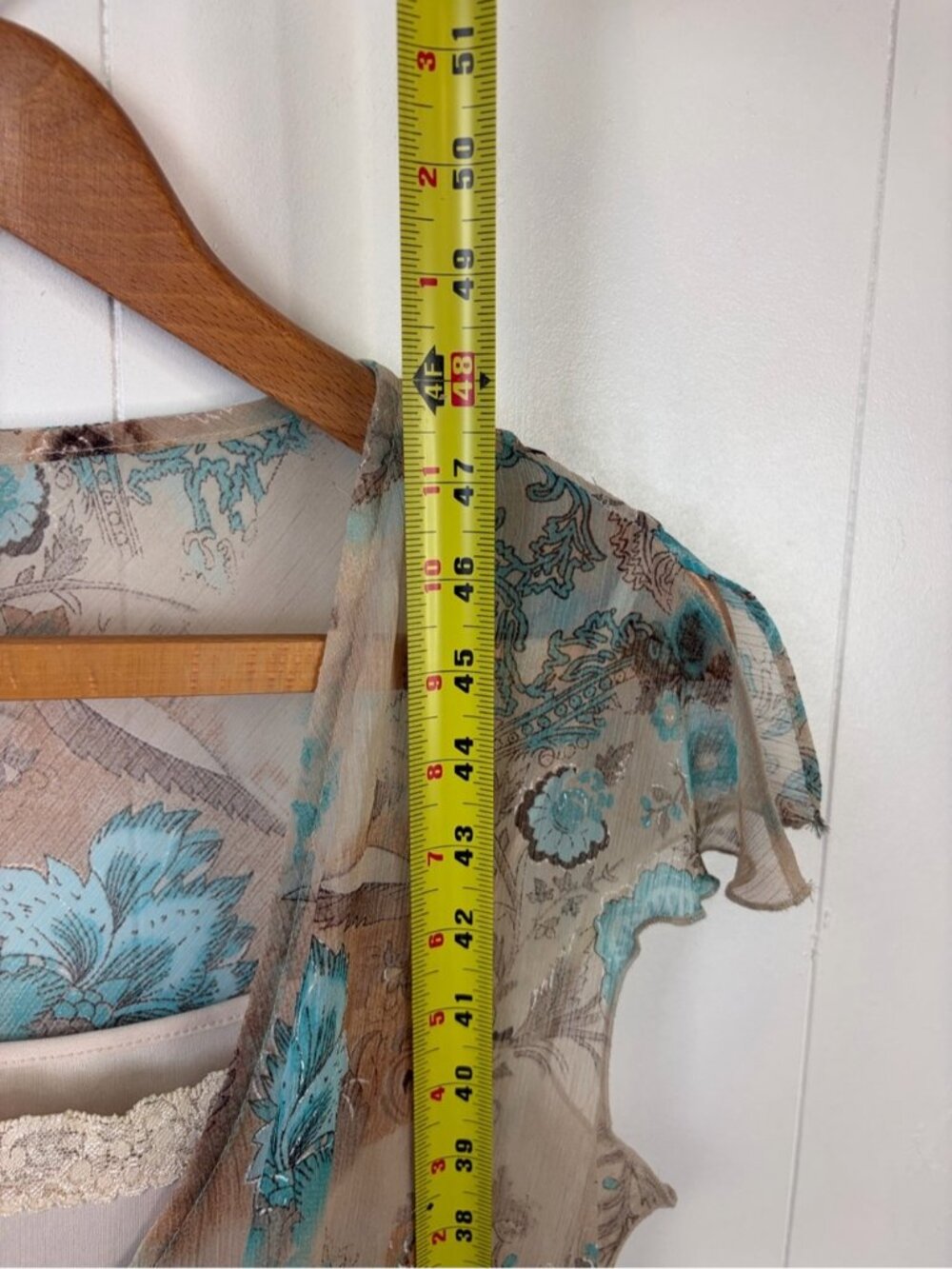 Vintage Y2K Womens Floral Midi Dress Size 10 Fairycore Boho Romantic Cottagecore - Picture 14 of 15